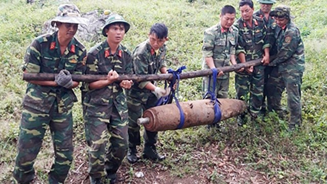 Tons of UXO collected and defused