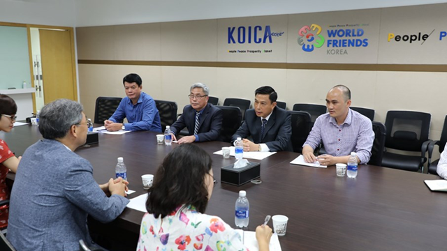 Director of KOICA Vietnam received the General Director of Vietnam National Mine Action Center - VNMAC