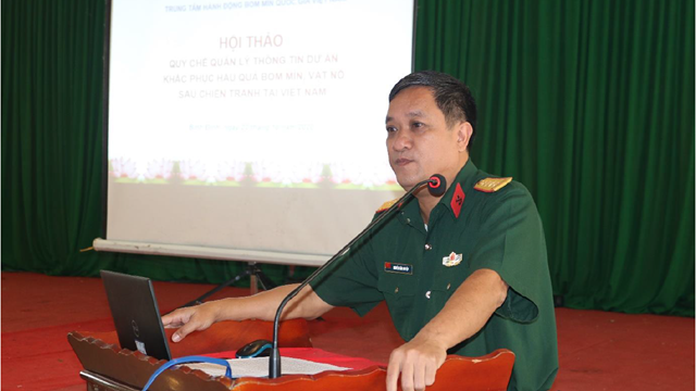 Review workshop on draft Information Management Regulations for mine action projects in Viet Nam