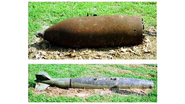 Một số loại bom mìn thường gặp